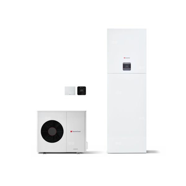 Pompa ciepła powietrzna GeniaAir Split HA 7-8.2 OS 230V + Centrala grzewcza HA STB B5 + Regulator SRC 720 + Moduł internetowy