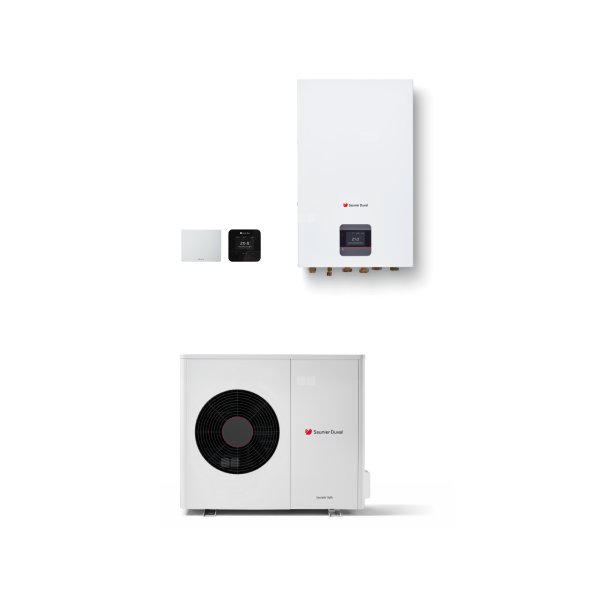 Pompa ciepła powietrzna GeniaAir Split HA 7-8.2 OS 230V + Moduł ścienny HA 7-8.2 WSB + Regulator SRC 720 + Moduł internetowy