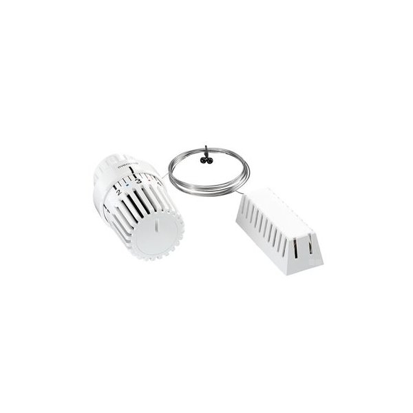 Termostat Uni LD, 7-28 C, 0* 1-5, z czujnikiem zdalnym 2 m, biały