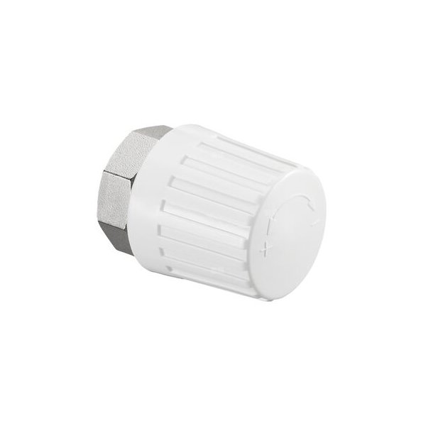 Pokrętło ręczne, białe, nakrętka złączna M 30x1,5