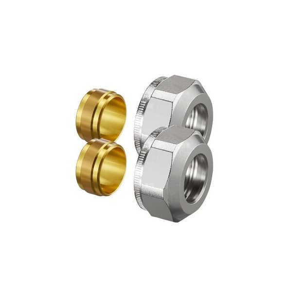 Ofix CEP, złączka do rur z miedzi lub stali precyzyjnej, 15 mm, (kpl.=2 szt.)