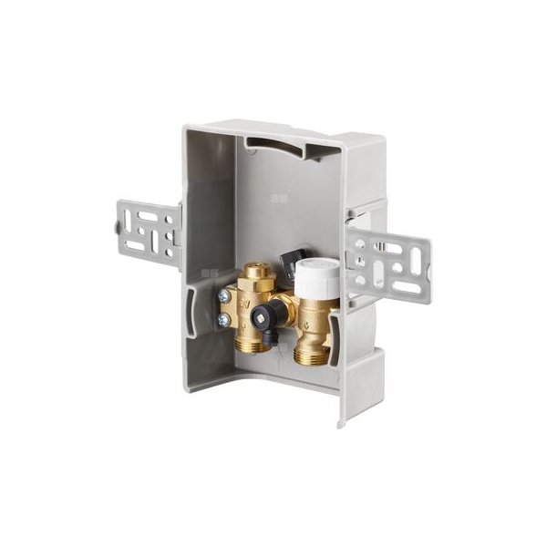 Unibox E BV vario, regulator temperatury pomieszczenia z bypassem, bez termostatu i maskownicy
