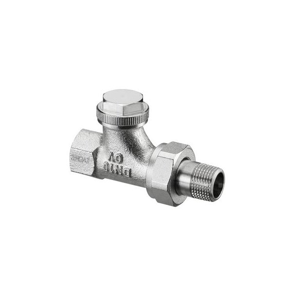 Combi 3, zawór powrotny, PN10, DN 15 - 1/2 prosty, niklowany