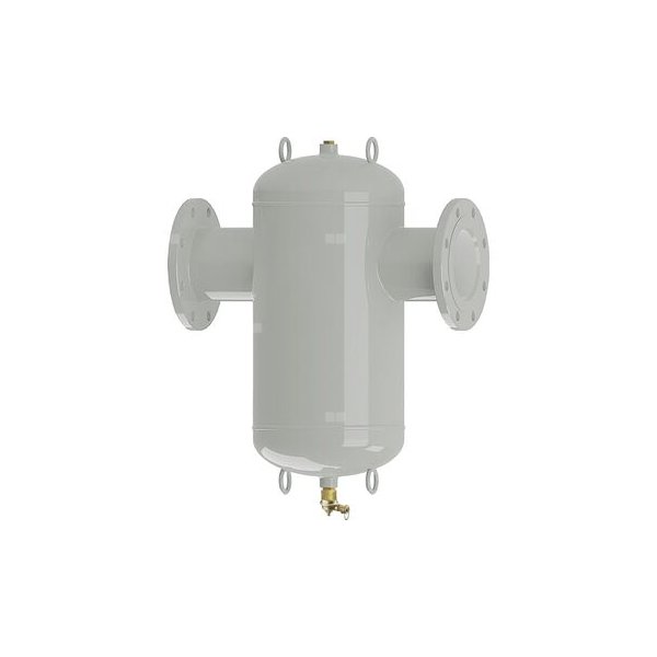 Separator OVENTROP 1124558, do C.O., do klimatyzacji, 16 bar / 110'C, DN300, z wkładem magnesowym, odmulający, z kołnierzem rewizyjnym, kolor: stal