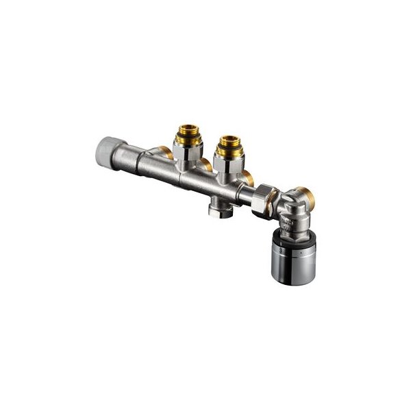 Multiblock TQ-RTL, z wkładką Q-Tech do automatycznego równoważenia hydraulicznego, do instalacji 2-rurowej, 1/2 GW