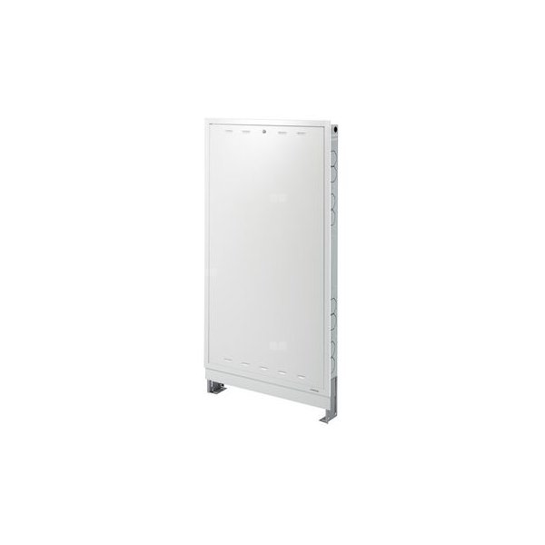 Szafka podtynkowa do węzła Regudis, wersja wydłużona, biała, szer. 880 x wys. 1440…1565 x gł. 110…180 mm