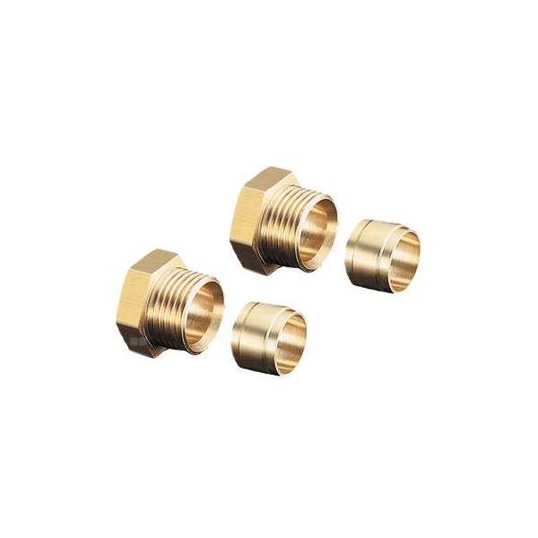 Złączka do filtrów Oilpur w systemach dwururowych Flexo-Bloc, podłączenie  6 mm, mosiądz, (kpl.=2 szt.)