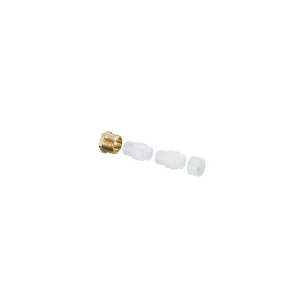Ofix-Oil, pojedynczy zestaw złączek zaciskowych z tworzywa do filtrów jednorurowych 8, 10 i 12 mm (1 szt.)