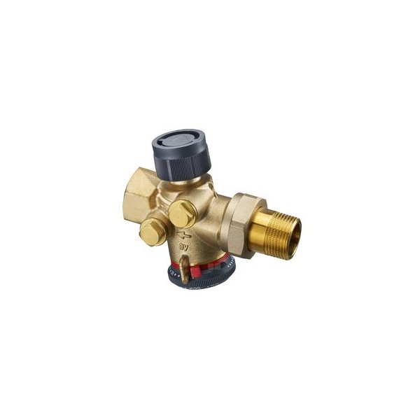 Cocon QTZ DN 15, 1/2 GW-półśrubunek, 150-1050 l/h, PN16, zawór regulacyjny bez zaworków pomiarowych