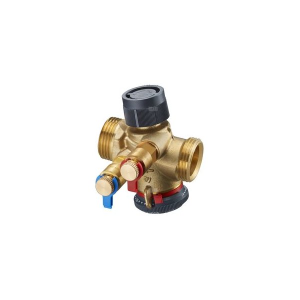 Cocon QTZ DN 10, 1/2 GZ-GZ, 90-450 l/h, PN16, zawór regulacyjny z zaworkami pomiarowymi