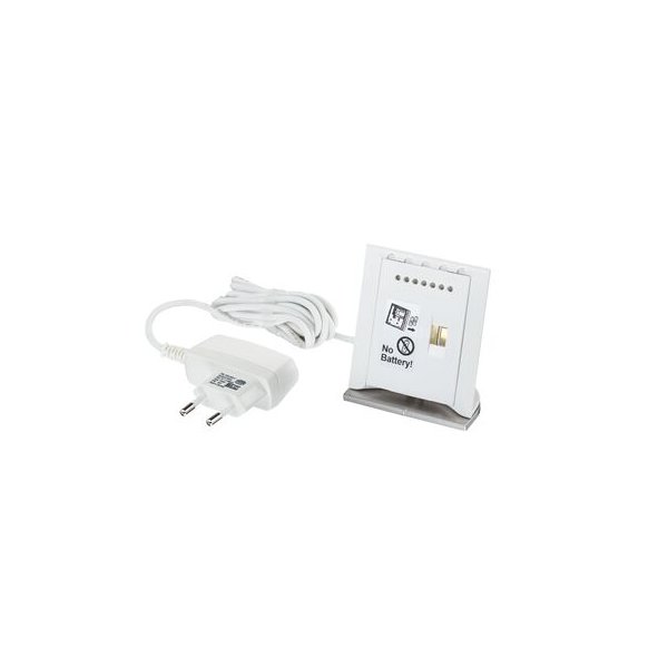 Zasilacz do i-Tronic TFC i termostatow radiowych R-Tronic RT B / RTF B, z białym stojakiem, 100-240 V, ~/50-60 Hz