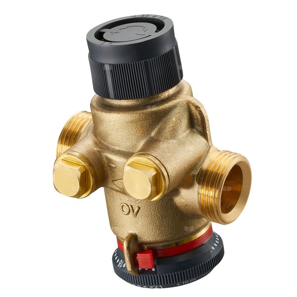 Cocon QTZ DN 10, 1/2 GZ-GZ, 150-700 l/h, PN25, zawór regulacyjny bez zaworków pomiarowych