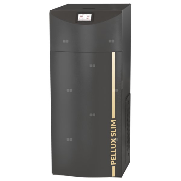 Kocioł na pellet PELLUX SLIM 24 kW z zasobnikiem o pojemności 160 l
