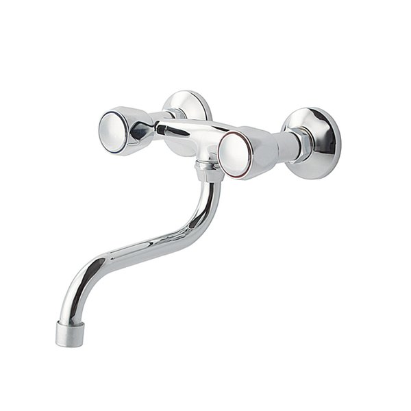 7006 Bateria MAK umywalkowa ścienna S 18cm