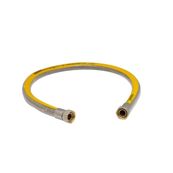 Wąż do gazu PERFEXIM PHA-250/2 ze złączem gwintowanym DN 12 Gwint wewnętrzny x Gwint wewnętrzny 1000 mm, oplot: PCV