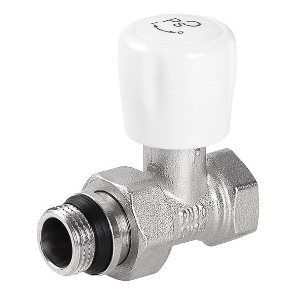 PHA-030A G1/2 WZ PN10 DN15 Zawór grzejnikowy P gwint samouszczelniający CuZn-C PN-M-75002