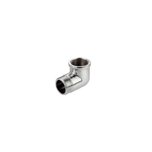 Kolano PERFEXIM 451, mosiądz (chrom), 1/2'' (GW x GZ), PN16 bar