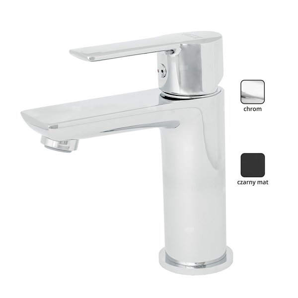 84401 Bateria WEGA umywalkowa stojąca chrom głowica 35