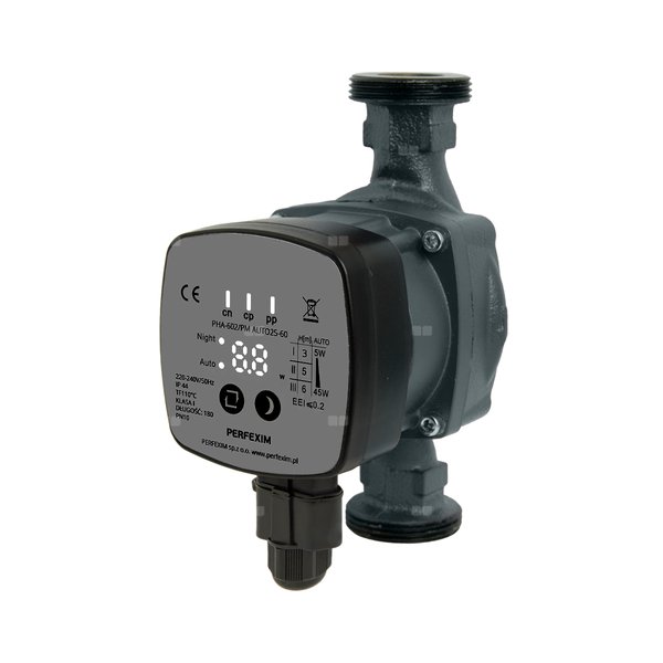 Pompa obiegowa PERFEXIM PHA-602/PM do instalacji c. o., 1.8 m3/h x 230 V/10bar