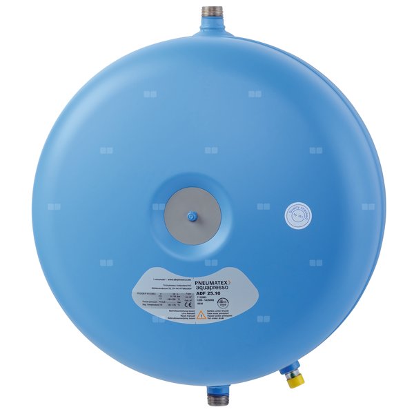 Naczynie wzbiorcze wiszące PNEUMATEX (IMI HYDRONIC) Aquapresso ADF 12.10, pojemność 12 l, 10 bar / 120'C, kolor niebieski, do instalacji  C.W.U.