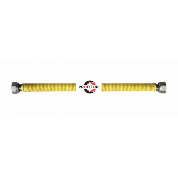 Giętki rozciągliwy przewód do gazu KAS-FLEX 1/2" FF L100-200