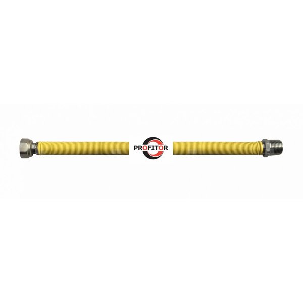 Giętki rozciągliwy przewód do gazu KAS-FLEX 1/2'' FM L100-200