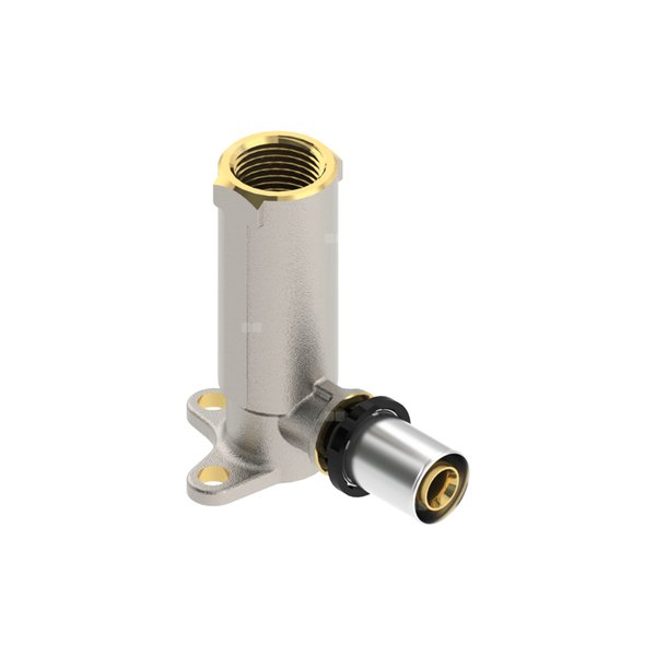 Kolano do montażu na ścianie PURMO CLEVERFIT długie (78 mm) 16 x 1/2" GW