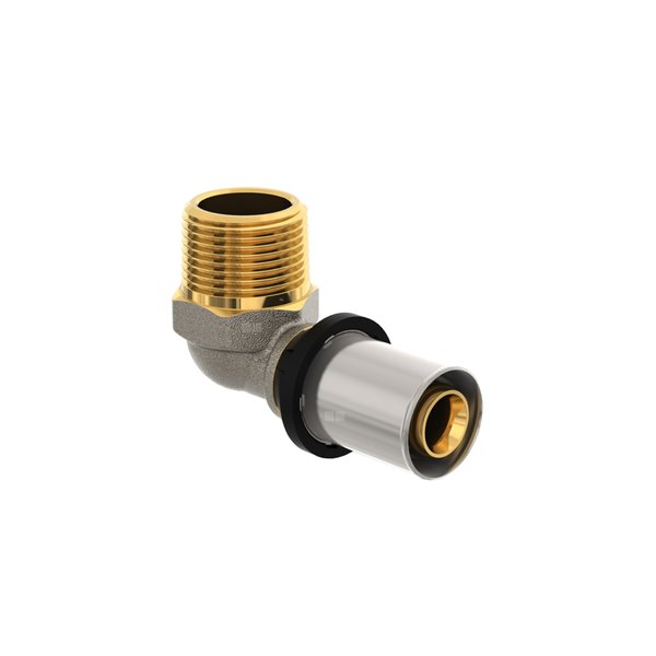 Kolano podłączeniowe PURMO CLEVERFIT RADIAL z gwintem zewnetrznym  16 x 1/2" GZ