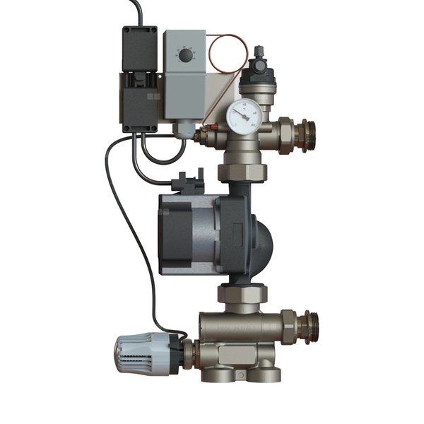 Zestaw mieszający TempCo fix eco 3 z elektroniczną pompą Grundfos UPM3 25/70