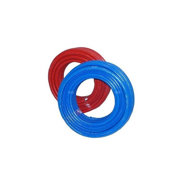 Rura PE-RT II/AL/PE-RT II PURMO Rura CLEVERFIT RADIAL 16 mm x 2 mm izolacja: 6 mm, izolacja kolor czerwony - kręgi 50m wielowarstwowa gładka
