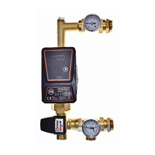 Zespół mieszający QIK Optimo - ZMPW-3/APM-8 - 20-50'C z pompą KB Kvs 3,4
