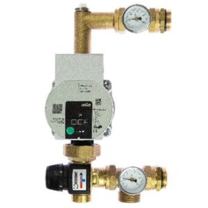 Zespół mieszający QIK Optimo - ZMPW-3/E - 20-50'C z pompą WILO Yonos Para RS25/6 Kvs 3,4