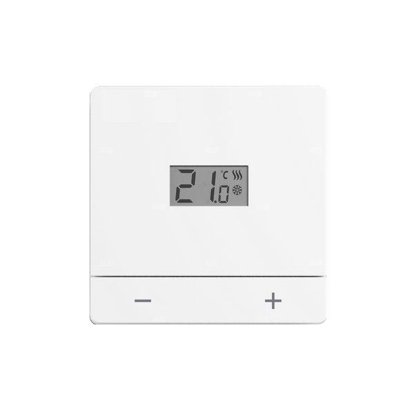 Regulator temperatury cyfrowy QIK Przewodowy, biały dobowy, wyświetlacz LCD