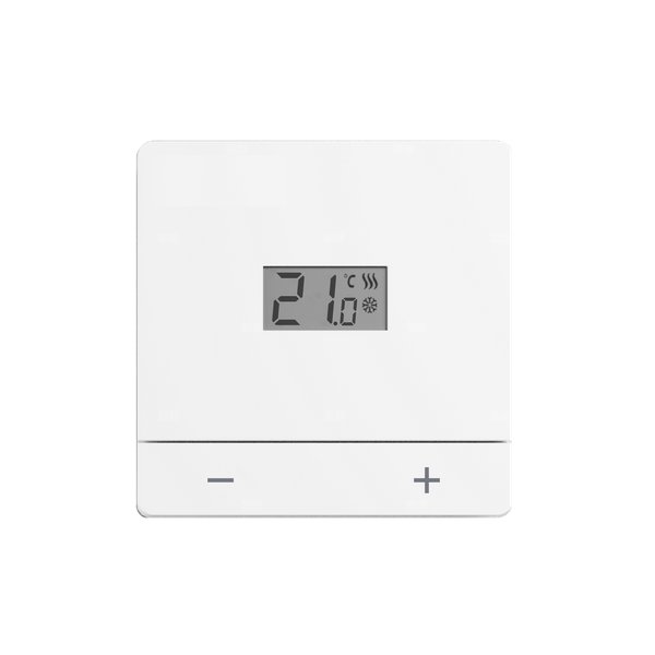 Regulator temperatury cyfrowy QIK Bateryjny, biały dobowy, wyświetlacz LCD