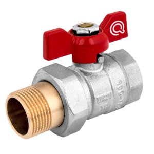 Kurek Kulowy QIK-05 DN15 PN30 1/2" WZ śrubunek, motyl