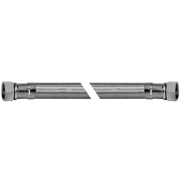 Wąż elastyczny przyłączeniowy QIK PE-FLEX, 1'' x 1'', dł. 1000 mm, GW x GW z oplotem