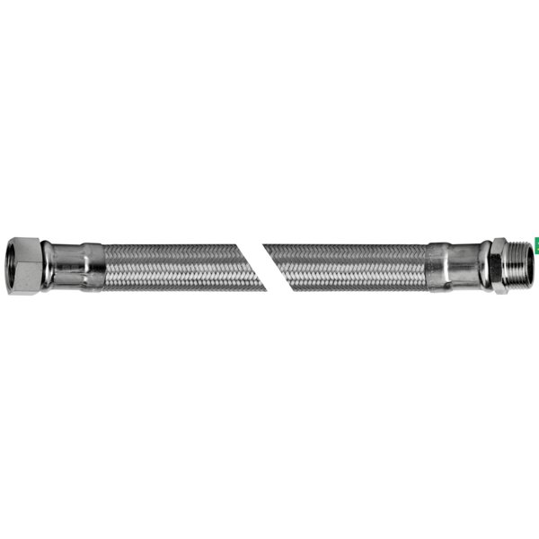 Wąż elastyczny przyłączeniowy QIK PE-FLEX, 1'' x 1'', dł. 1000 mm, GW x GZ z oplotem