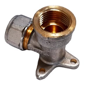 QIK kolano skręcane ścienne do rury w/w 16 x 3/4 Gw