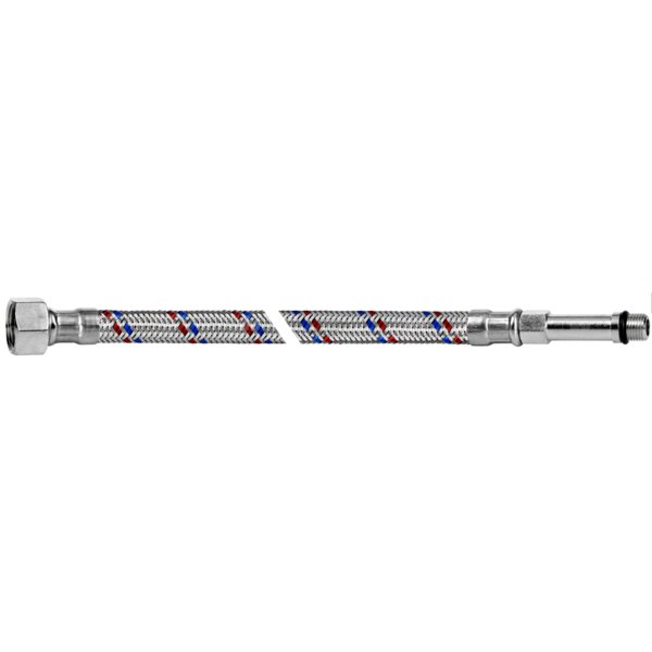 QIK Wąż elastyczny w oplocie INOX 1/2 X M10 100 DŁ