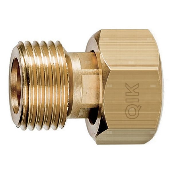 Półśrubunek mosiężny QIK 1''x1'' (GW-GZ)