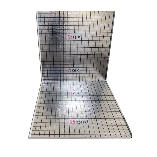 Płyta izolacyjna QIK z tkaniną PP metalizowana PLUS 30 mm EPS 100  - PACK 90m2
