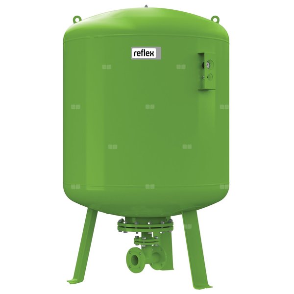 Naczynie wzbiorcze REFLEX DT 1000/1000, pojemność 1000 l, 10 bar / 70'C, kolor zielony, do instalacji  C.W.U.