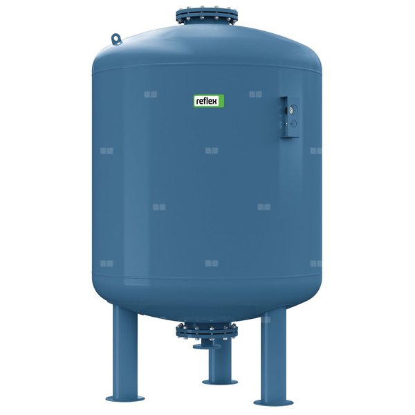 Naczynie wzbiorcze REFLEX DE 5000, pojemność 5000 l, 10 bar / 70'C, kolor niebieski, do instalacji  C.W.U.