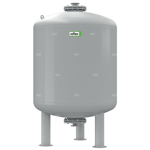 Ciśnieniowe naczynia przeponowe do instalacji grzewczych, chłodniczych i solarnych Reflex V 4000 10 bar / 110 st.C szare