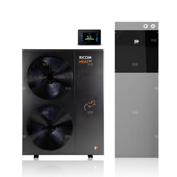 Pompa ciepła Easylife EVI 5,9-18,2 kW, z pompą obiegową, 3F, Easylife Control + Moduł Wifi + Szafa Hydrauliczna Ricom Hydra do Easylife EVI