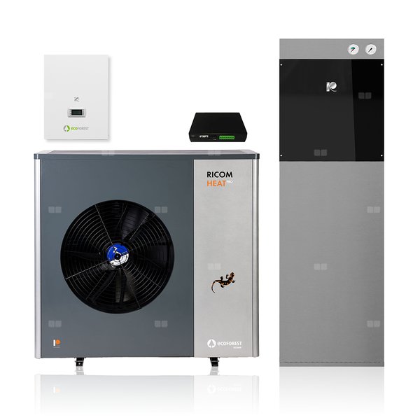 Pompa ciepła ecoAIR T 3-18 PRO, monoblok, 3-F, sterownik (CM) + ECO SMART EASYNET + Szafa Hydrauliczna Ricom Hydra do ecoAIR PRO