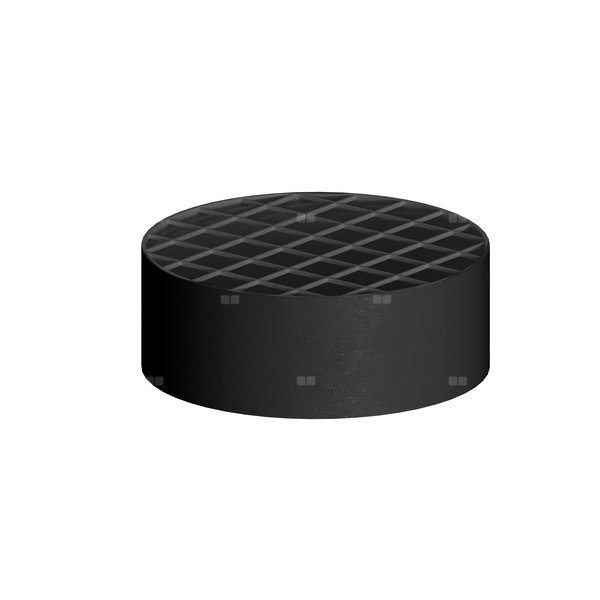 Deflektor plastikowy DN80 mm, odporny na promieniowanie UV, czarny