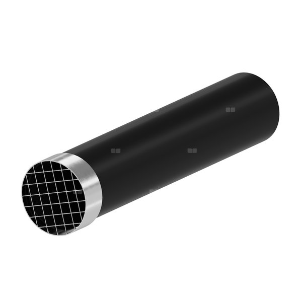 Czerpnia powietrza PP do systemu rozdzielnego z deflektorem inox DN100mm