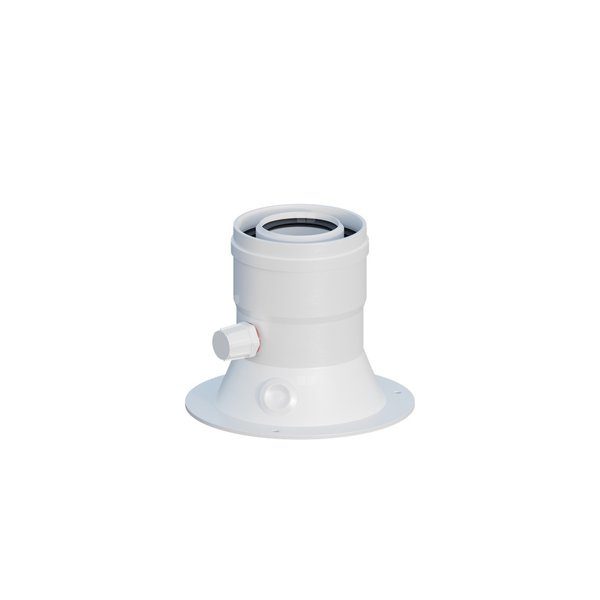 Adapter redukowany Junkers, Bosch, Buderus [80/125-60/100] mm