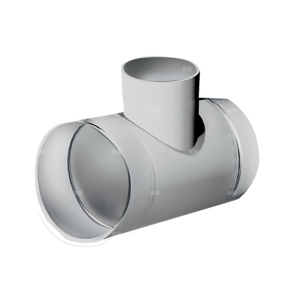 Trójnik spiro iSTREAM STEEL 250